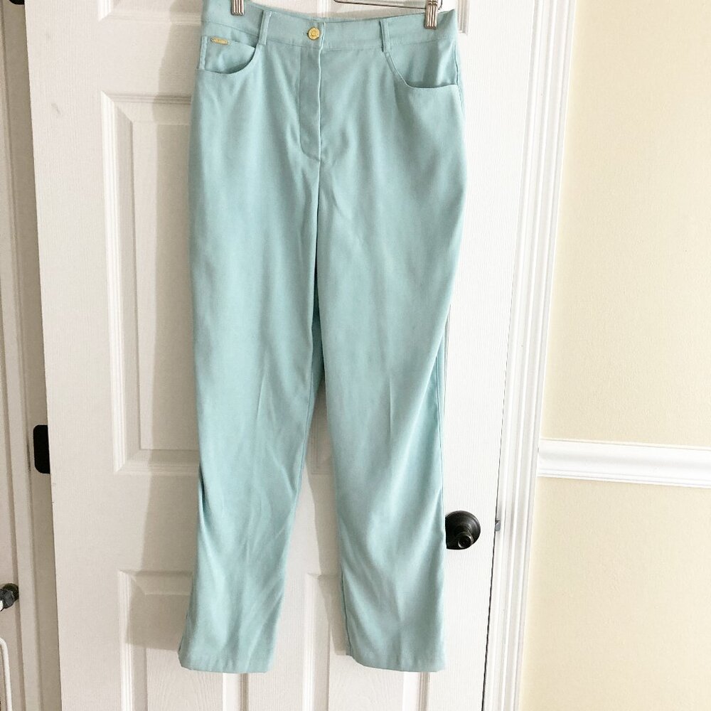 St John Sport Teal Pants Size 8